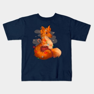 Holiday Fox Kids T-Shirt